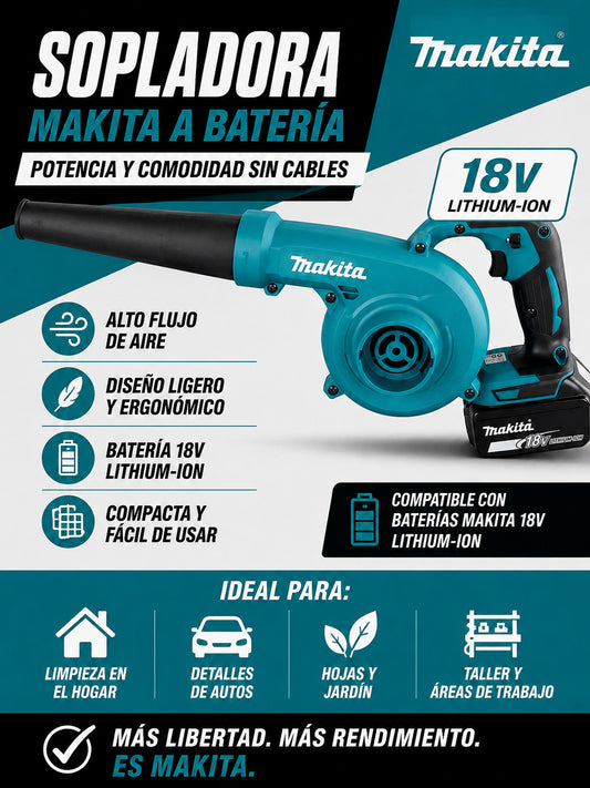 Sopladora Profesional Batería 600w