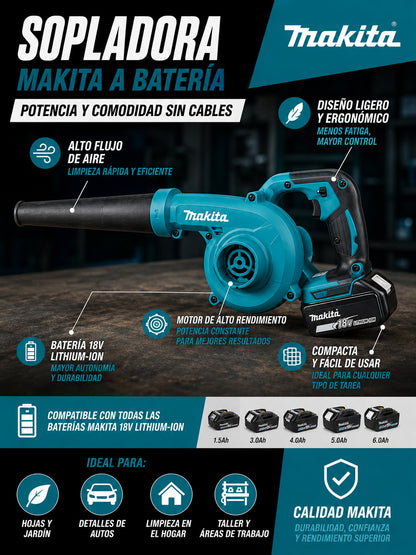 Sopladora Profesional Batería 600w